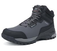 ARRIGO BELLO Hombre Botas Botines Zapatos Invierno Botas de Nieve Cálido Fur Forro Aire Libre Boots Urbano Senderismo Esquiar Caminando 41-46(Gris3372,44)