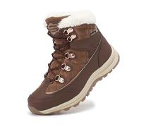 ARRIGO BELLO Mujer Botas de Nieve Senderismo Deportes Trekking Zapatos Fur Forro Aire Libre Boots (2257Marrón,Talla 40)