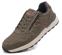 ARRIGO BELLO Zapatillas Deportivas Hombre Zapatillas Running Ligeras Transpirables Elegantes Zapatos Casuales Caminar 41-46 (Verde,45)