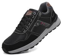 ARRIGO BELLO Zapatillas Deportivas Hombre Zapatillas Running Ligeras Transpirables Elegantes Zapatos Casuales Caminar 41-46 (Negro,44)