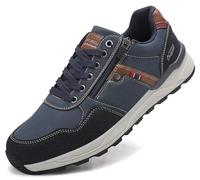 ARRIGO BELLO Zapatillas Deportivas Hombre Zapatillas Running Ligeras Transpirables Elegantes Zapatos Casuales Caminar 41-46 (Azul,43)