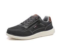 ARRIGO BELLO Zapatillas Hombre Zapatos Casual Deportivas Caminar Vestir Gimnasio Moda Cómodo Sneakers Talla 41-46(B-Gris,Numeric_41)