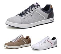 ARRIGO BELLO Zapatos Hombre Vestir Casual Zapatillas Deportivas Running Sneakers Corriendo Transpirable Tamaño 41-46 (45, T Gris)