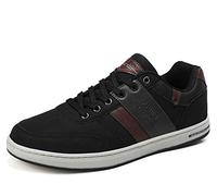 ARRIGO BELLO Zapatos Hombre Zapatillas para Vestir Casual Deportivas Confort PU Cuero Deporte Sneakers Talla 41-46, Negro, Talla 42