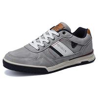ARRIGO BELLO Zapatos Hombre Zapatillas para Vestir Casual Deportivas Confort PU Cuero Deporte Sneakers Talla 41-46(L-Gris,43)