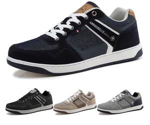 ARRIGO BELLO Zapatos Hombre Zapatillas para Vestir Casual Deportivas Confort PU Cuero Deporte Sneakers Talla 41-46（Azul 004,43）