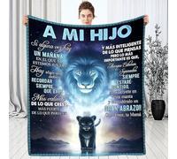 ARRITS Manta Personalizada para mi Hija Desde Mamá, súper Suave Mantas para Cama de con Estampado de Carta de Mensaje, Invierno Cálido Manta de Correo para Regalos De Cumpleaños Navidad 130x150cm