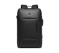 Arrivly Mochila Hombre Mochila Mujer Mochila Antirrobo Impermeable Mochila Portatil 15.6 Pulgadas con Puerto de Carga USB Mochila Viaje Cabina Avion para Laptop del Negocio Trabajo Diario Negro Z