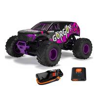 ARRMA 1/10 Gorgon 2WD RTR Monster Truck Mega 550 14T Motor de Cepillo, Espectro SLT2 2,4 GHz, Incluye batería NiMH de 3300 mAh y Cargador USB-C S120, Color Morado