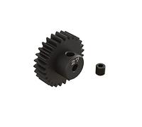ARRMA-27T 0.8Mod 1/8" Bore CNC Steel Piñón Engranaje Accesorio, Medium (Horizon Hobby ARA311089)