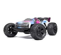 ARRMA Camión RC 1/8 Kraton 4X4 6S BLX BRUSHLESS V6 Speed Truck RTR (batería Lipo y Cargador no incluidos) (Azul/Rosa), ARA8608V6T2