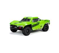 ARRMA Fury Mega 550 2WD Coche teledirigido 1/10 Short Course Truck, más de 30 km/h, actualizable, Incluye Accesorios, Verde ARA3221T1
