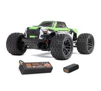 ARRMA Granite GROM ARA2102T3 - Coche teledirigido (1/18, Motor sin escobillas, más de 30 km/h, batería y Accesorios), Color Verde