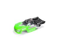 ARRMA Kraton 4x4 BLX - Cuerpo Recortado con calcomanías pintadas (Verde/Negro), ARA402359