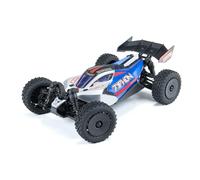 ARRMA RC Car Typhon GROM 4x4 Smart Small Scale Buggy RTR con batería y cargador, azul/plateado ARA2106T1