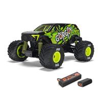ARRMA RC Truck 1/16 Gorgon GROM 4X4 RTR Brushed Monster Truck (batería y cargador incluidos), amarillo, ARA2130T1