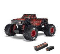 ARRMA RC Truck 1/16 Quake GROM 4X4 RTR Brushed Monster Truck (batería y cargador incluidos), rojo, ARA2137T1