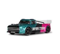 ARRMA RC Truck 1/8 223S DSC 4X4 RTR Brushless All-Road Street Bash (Lipo batería y Cargador no incluidos), Verde/Rosa, ARA4315V4T3