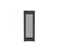 ARRMARIO LANBERG RACK 19" 37U 800X1000 FLAT PACK PUERTA PERFORADA CON LCD NEGRO
