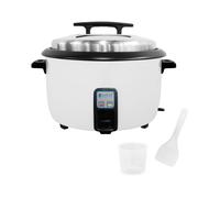 Royal Catering Arrocera Olla Para Arroz Olla de cocción de aluminio Carcasa de acero inoxidable 19 L Potencia: 2800 W