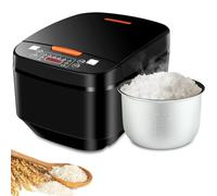 Arrocera Doméstica, Arrocera Pequeña de 5L, Función de Mantener Caliente Durante 24 Horas, Revestimiento Antiadherente y Bandeja de Vapor, Olla Multiusos Para Sopa, Cocinera de Granos Para el Hogar