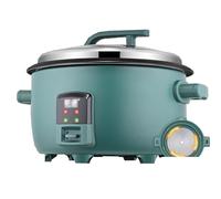Arrocera eléctrica extragrande con olla interior antiadherente, control mecánico y función de mantenimiento del calor, ideal para el hogar, comedores y servicios de catering. (23L)