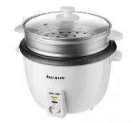 Taurus Arrocera Rice Chef 700W 1,8L Antiadherente Accesorio vapor Blanco