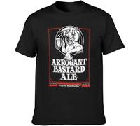 Arrogant Bastard Stone Brewing Co Ale You'Re Not Wthy Black Men T-Shirt Graphic Printed Top Unisex tee