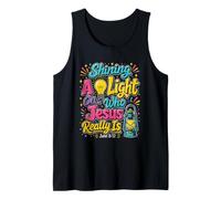 Arrojando una luz sobre quién es Jesús Realmente en la Escuela bíblica de Vacaciones Camiseta sin Mangas