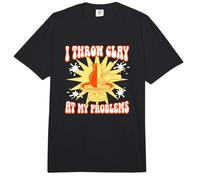 Arrojo Arcilla a mis Problemas Cerámica Artista Potter Comfort Colors Adult Heavyweight T-Shirt