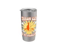 Arrojo arcilla a mis problemas Cerámica Artista Potter Vaso térmico de acero inoxidable de doble pared