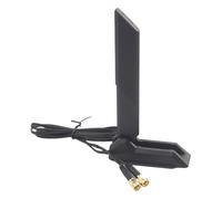 Arroopu Antena WiFi para PC, antenas de red de computadora de bandas, enrutador de red inalámbrico de base magnética con cable de extensión de 4 pies para amplificador de señal Internet en el
