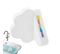 Arroopu Bombas de Baño Burbujeantes,Forma de Nube Espuma Corporal Limpiadora,Bola de Baño de Sal para Ducha | para Mujeres, Autocuidado, SPA, Hogar, Viaje, Hotel, Relajación