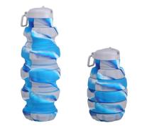 Arroopu Botella Plegable | Botellas De Agua Para Viajar | Vaso Plegable Reutilizable Ligero 500ml Para Senderismo Camping Montañismo Fitness Y Aire Libre