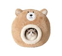 Arroopu Casa para gatos, bonita tienda de campaña suave y cálida, lavable, para invierno, grande, para interiores y exteriores, hogar, dormir, jugar, rascar, gatitos, cachorros