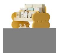 Arroopu Estantería Infantil | con Ruedas Pequeño y Divertido para Suelo Estantería,Pequeña Librería Infantil - para Hogar Guardería Habitación Rincón de Lectura Librería