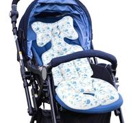 Arroopu Forro de asiento para cochecito de bebé, forro de inserción de coche para recién nacidos, cojín transpirable para cochecito de bebé y sillas