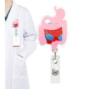 Arroopu Portaidentificación Retráctil - Porta Carnets De Identificación,Colgador Retráctil para Escuela Hospital Trabajo Enfermeras Médicos Congresos