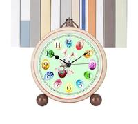 Arroopu Reloj de Mesa - Decoración De Pascua A Pilas para El Hogar - Relojes para Estantería Y Decoración del Salón | para Estante Mesita De Noche Oficina Repisa Fiesta Cocina Vacaciones Adultos