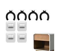 Arroopu Ruedas para Muebles - 4 Piezas Rodillo Adhesivo - 360 Grados Pequeños Electrodomésticos Deslizadores con Freno,para Muebles, Bote Basura, Caja Almacen, Utensilios Cocina, Hogar