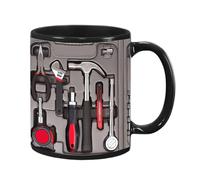 Arroopu The Ultimate Mechanic's Toolbox - Taza de café con de herramientas mecánicas, taza de cerámica para mecánico, taza de café para cumpleaños, Navidad, Acción de Gracias, de