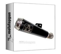 arrow 71215PRN tubo de escape race pro-race nichrom negro compatible con yamaha mt09 mt-09 tracer 2015 2016 2017 2018 2019 2020 mototopgun