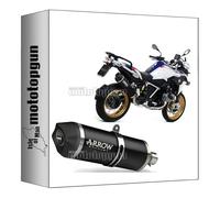 arrow 71805AKN tubo de escape homologado maxi race-tech aluminio negro fondo carby compatible con bmw r1250 r-1250 gs adventure 2019 2020 2021 2022 2023 mototopgun