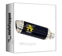 arrow 71812AON* tubo de escape homologado thunder aluminio negro compatible con yamaha mt09 mt-09 tracer 2015 2016 2017 2018 2019 2020 mototopgun