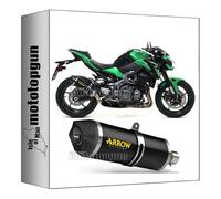 arrow 71856AKN tubo de escape homologado race-tech aluminio negro fondo carby compatible con kawasaki z900 z-900 a2 2024 mototopgun