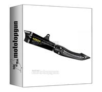 arrow 71952XKN tubo de escape homologado open x-kone nichrom negro fondo carby compatible con kawasaki z125 z-125 2021 2022 2023 mototopgun