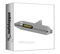 arrow 72528AO + 72178PZ tubo de escape homologado + conector catalizado thunder aluminio compatible con honda crf 300 l 2024 mototopgun