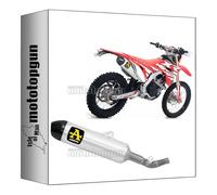 arrow 72530AK tubo de escape homologado open race-tech aluminio fondo carby compatible con honda crf 450 l 2019 2020 mototopgun