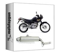 arrow 72602PD tubo de escape homologado paris dacar acero compatible con honda nx 650 dominator 1987 1988 1989 1990 1991 1992 1993 mototopgun