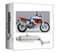 arrow 72604PD tubo de escape homologado paris dacar acero compatible con honda xrv 750 africa twin 1990 1991 1992 mototopgun